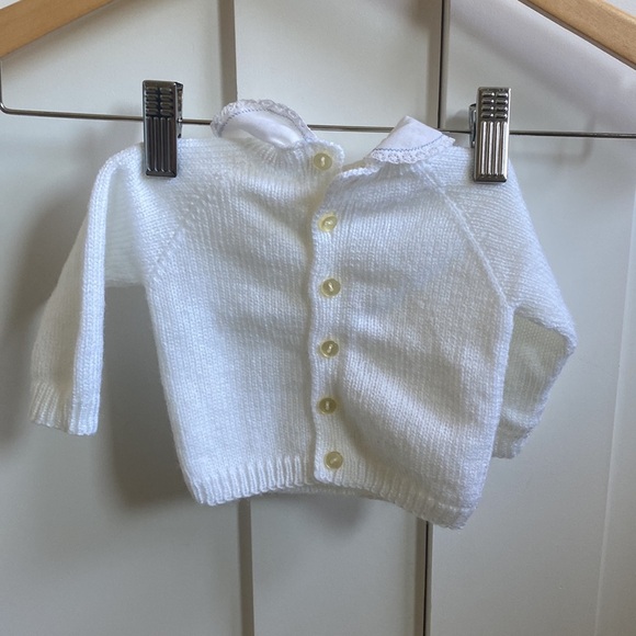 Vintage (‘81) 2pc baby outfit “floral embroidery” - Picture 7 of 7